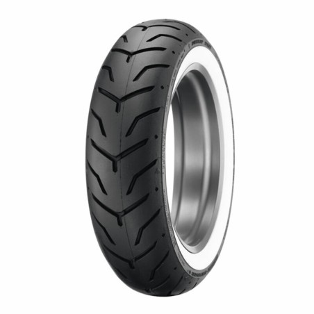 Pneu DUNLOP D407 (HARLEY-D) WWW Flancs Blancs Larges 180/65 B 16 M/C 81H TL