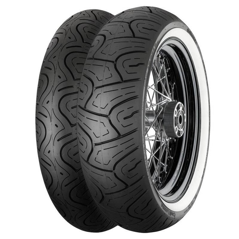 Pneu CONTINENTAL CONTILEGEND WW Flancs Blancs 130/70-18 M/C 63H TL