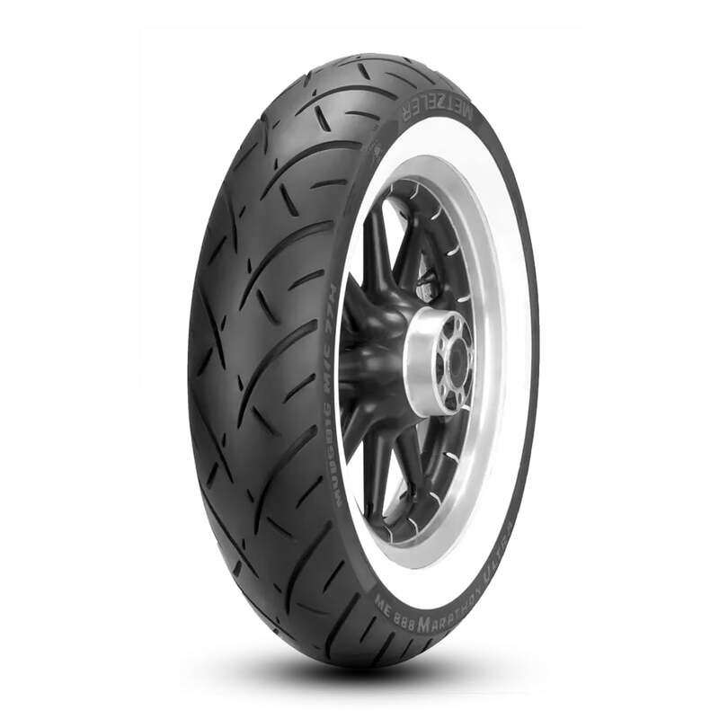 Pneu METZELER ME 888 MARATHON ULTRA WW Flancs Blancs MU85 B 16 M/C 77H TL