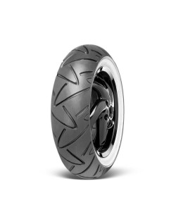 Pneu CONTINENTAL CONTITWIST WW Flancs Blancs 120/70-12 M/C 58P TL