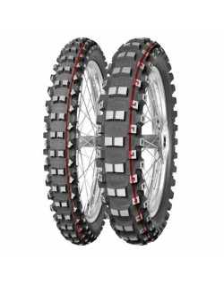 Pneu MITAS TERRA FORCE-MX MH 90/90-14 NHS 46M TT  PIT CROSS RED