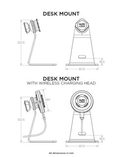 Support de smarphone bureau QUAD LOCK