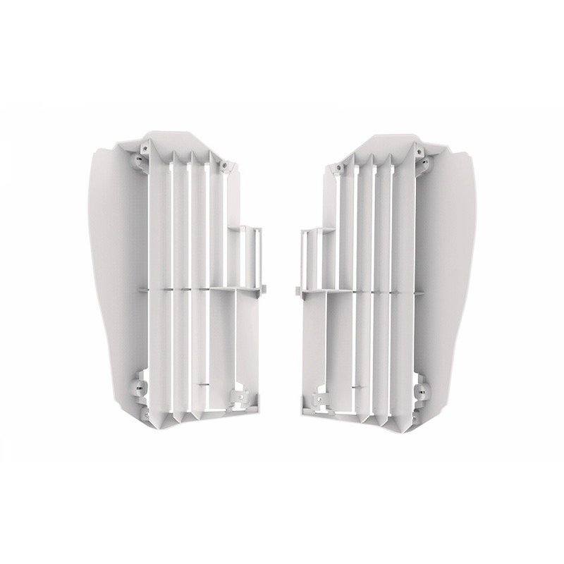 Cache radiateur POLISPORT blanc Yamaha YZ450F Cache radiateur POLISPORT blanc Yamaha YZ450F