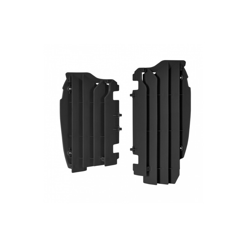 Cache radiateur POLISPORT noir Kawasaki KX250F Cache radiateur POLISPORT noir Kawasaki KX250F