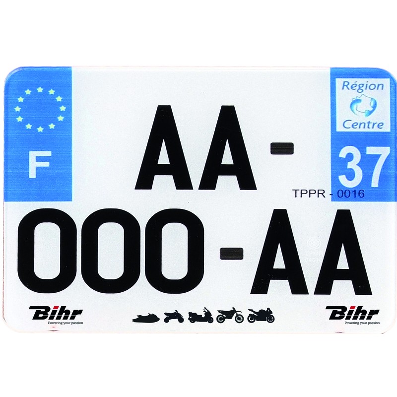 Plaques d'immatriculation PVC et fonds blancs PPI - SIV 210x130 département 976 - 10 pièces Plaques d'immatriculation PVC et fonds blancs PPI - SIV 210x130 département 976 - 10 pièces
