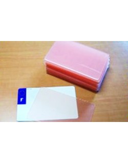 Plaques d'immatriculation PVC et fonds blancs PPI - Type F 210x130 - 10 pièces