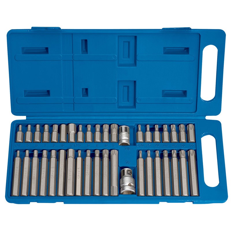 Coffret plastique de 40 douilles DRAPER TX-STAR®, Spline (XZN), CHC Coffret plastique de 40 douilles DRAPER TX-STAR®, Spline (XZN), CHC