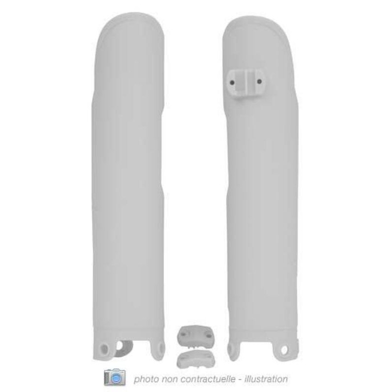 Protections de fourche RACETECH - blanc Protections de fourche RACETECH - blanc