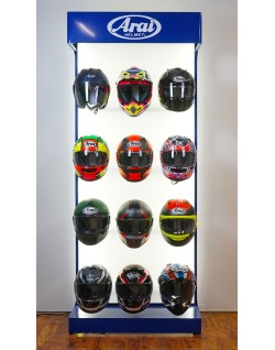 Présentoir de casques ARAI - 12 casques