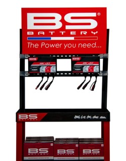 Station de charge BS Battery - présentoir + support - chargeur non inclus