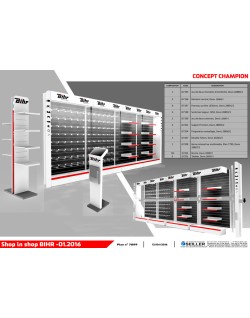 Concept shop-in-shop corner BIHR - Configuration Champion