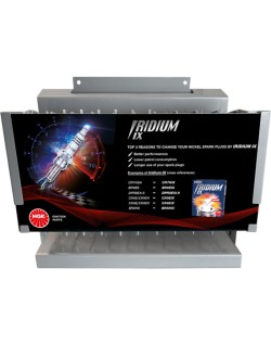 Présentoir NGK Iridium IX - texte en anglais