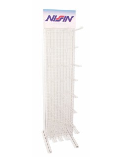 Présentoir de sol NISSIN pour Plaquettes de frein - 180x40x50cm