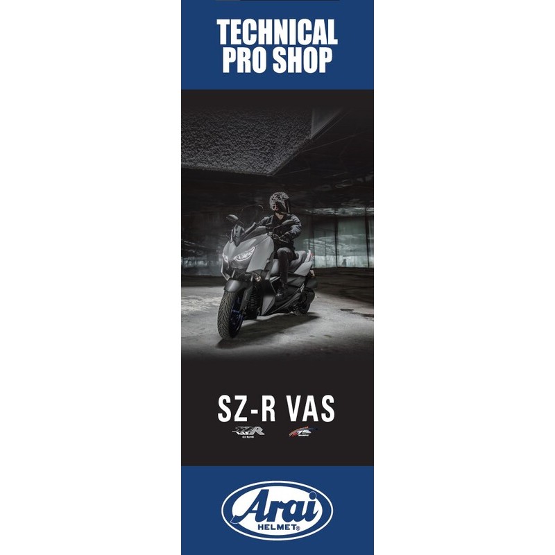 Bannière magnétique ARAI SZ-VAS 49x140cm