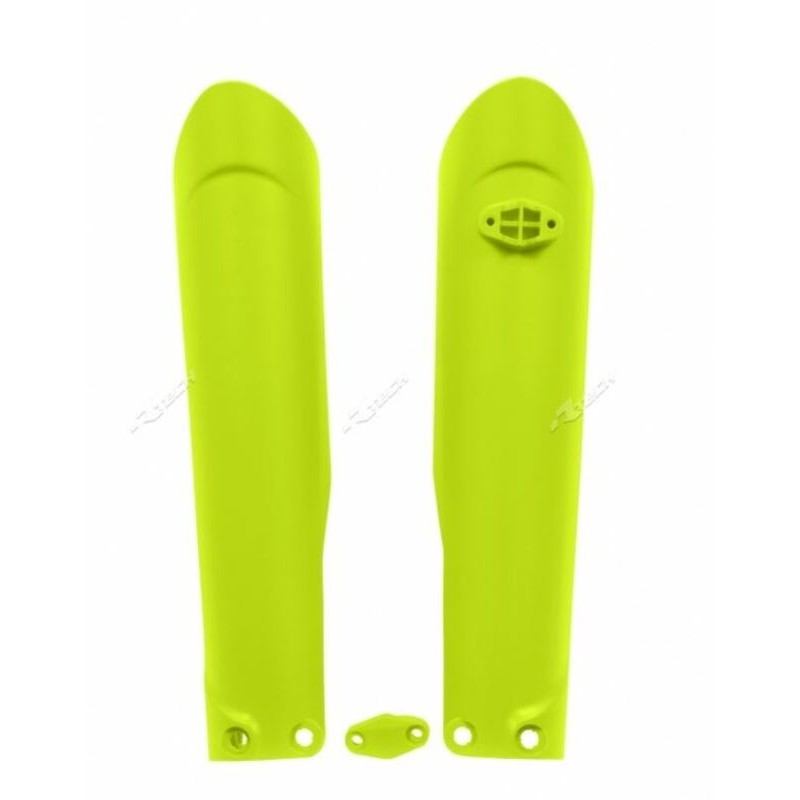 Protections de fourche RACETECH - jaune fluo Protections de fourche RACETECH - jaune fluo