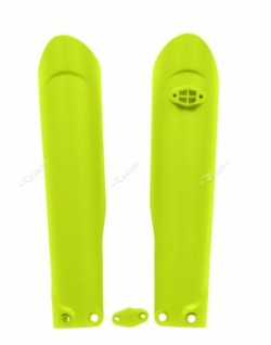 Protections de fourche RACETECH - jaune fluo