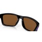 Lunettes de soleil OAKLEY Holbrook Verres Prizm Violet - Monture Matte Black