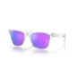 Lunettes de soleil OAKLEY Frogskins - verres Prizm Violet, monture Polished  Clear