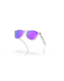 Lunettes de soleil OAKLEY Frogskins - verres Prizm Violet, monture Polished  Clear