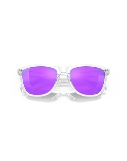 Lunettes de soleil OAKLEY Frogskins - verres Prizm Violet, monture Polished  Clear