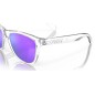 Lunettes de soleil OAKLEY Frogskins - verres Prizm Violet, monture Polished  Clear