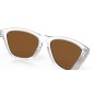 Lunettes de soleil OAKLEY Frogskins - verres Prizm Violet, monture Polished  Clear