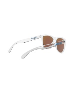 Lunettes de soleil OAKLEY Frogskins - verres Prizm Sapphire, monture Crystal Clear