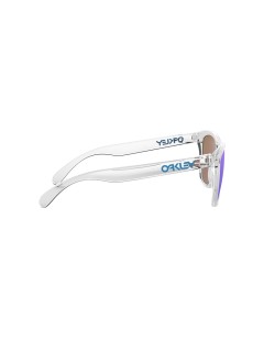 Lunettes de soleil OAKLEY Frogskins - verres Prizm Sapphire, monture Crystal Clear