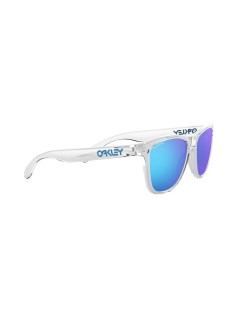 Lunettes de soleil OAKLEY Frogskins - verres Prizm Sapphire, monture Crystal Clear