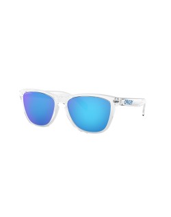 Lunettes de soleil OAKLEY Frogskins - verres Prizm Sapphire, monture Crystal Clear