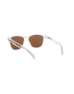 Lunettes de soleil OAKLEY Frogskins - verres Prizm Sapphire, monture Crystal Clear