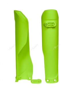 Protections de fourche RACETECH - jaune fluo