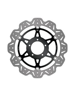BRAKE RTR FLT VEE WAVE BLK FR