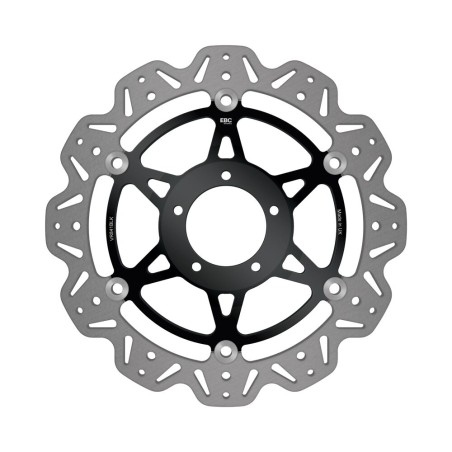BRAKE RTR FLT VEE WAVE BLK FR