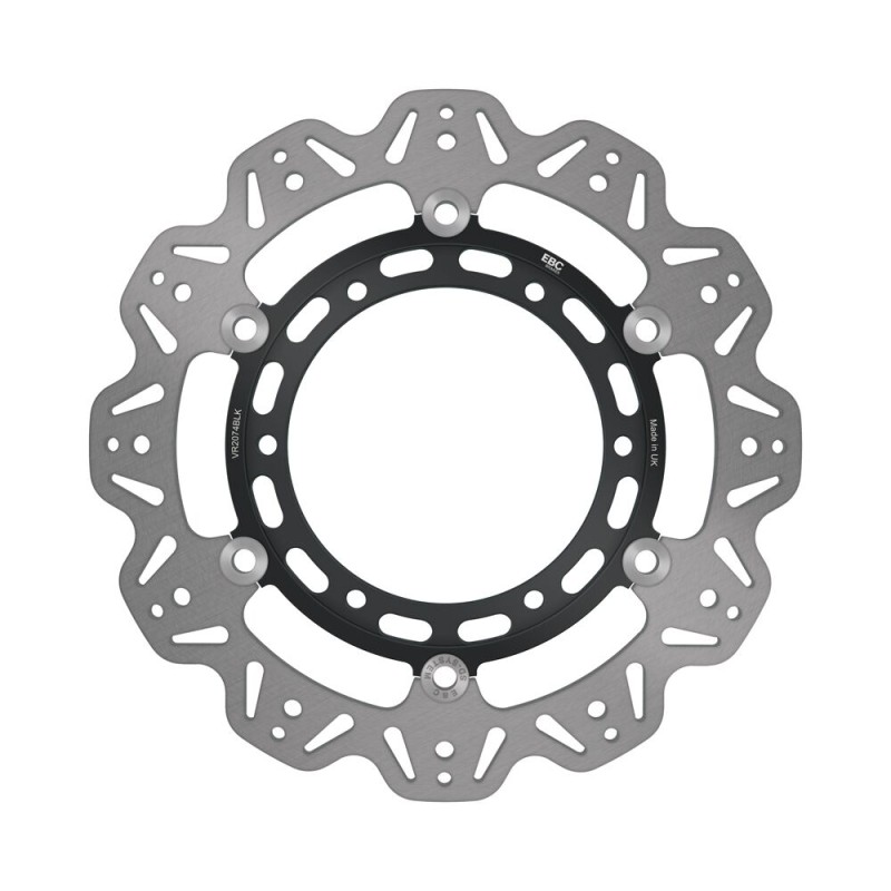 BRAKE RTR FLT VEE WAVE BLK FR