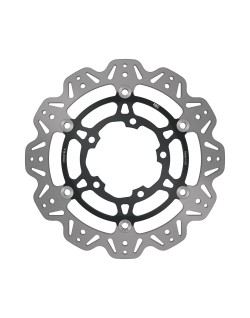 BRAKE RTR FLT VEE WAVE BLK FR
