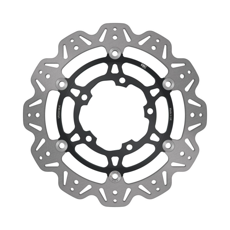 BRAKE RTR FLT VEE WAVE BLK FR
