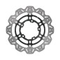 BRAKE RTR FLT VEE WAVE BLK FR