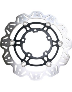 BRAKE RTR FLT VEE WAVE BLK FR