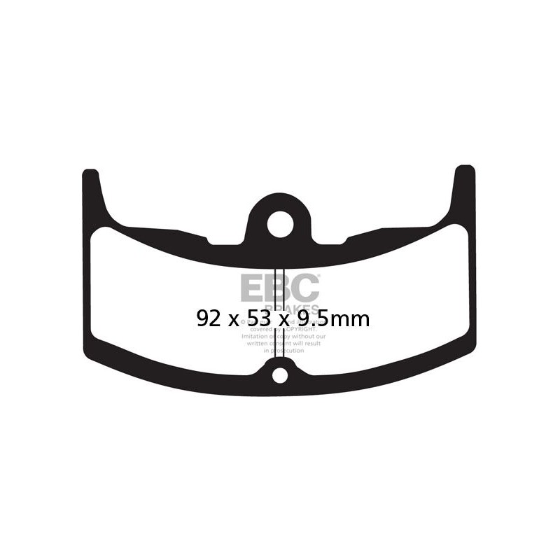 BRAKE PAD ORGANIC STREET