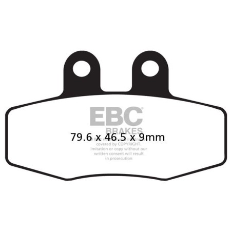 BRAKE PAD FA SER ORGANIC