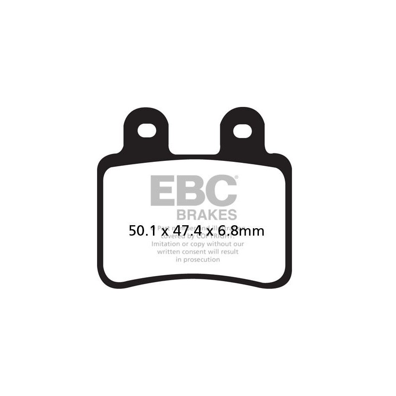 BRAKE PAD CARBON TT DIRT