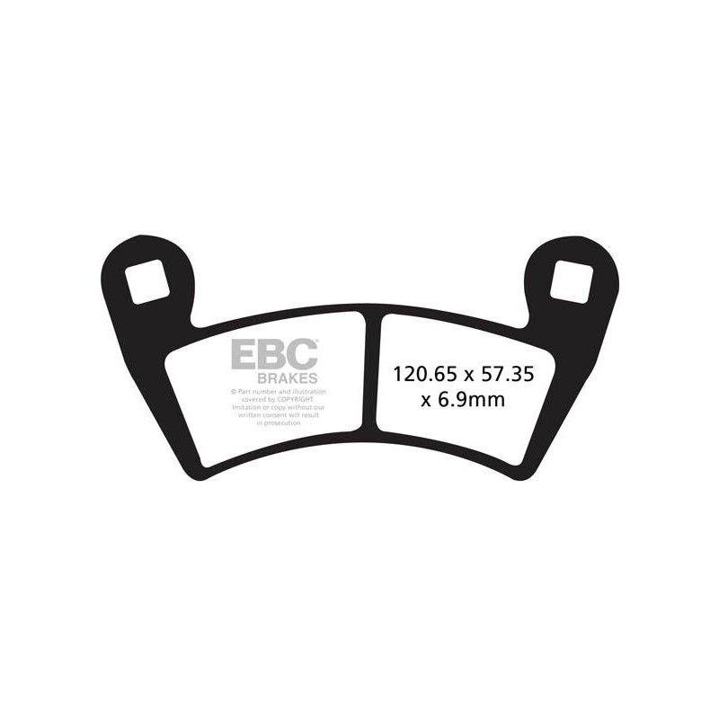 BRAKE PAD CARBON TT DIRT