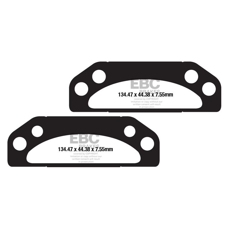 BRAKE PAD CARBON TT DIRT