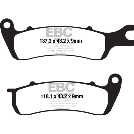 BRAKE PAD FA SER ORGANIC