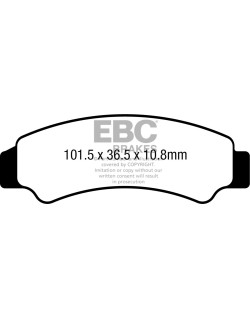 BRAKE PAD CARBON TT DIRT