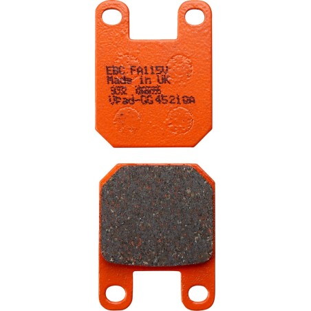 BRAKE PAD VEE SEMISNTRD