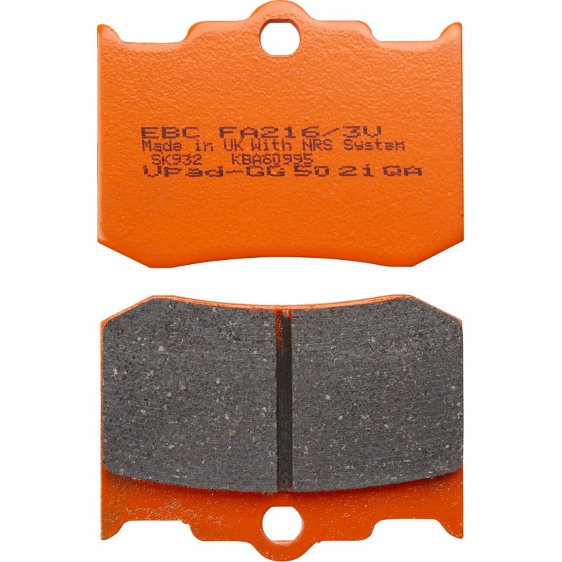 BRAKE PAD VEE SEMISNTRD
