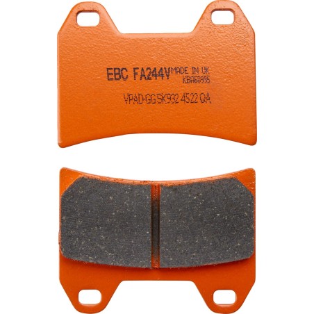 BRAKE PAD VEE SEMISNTRD