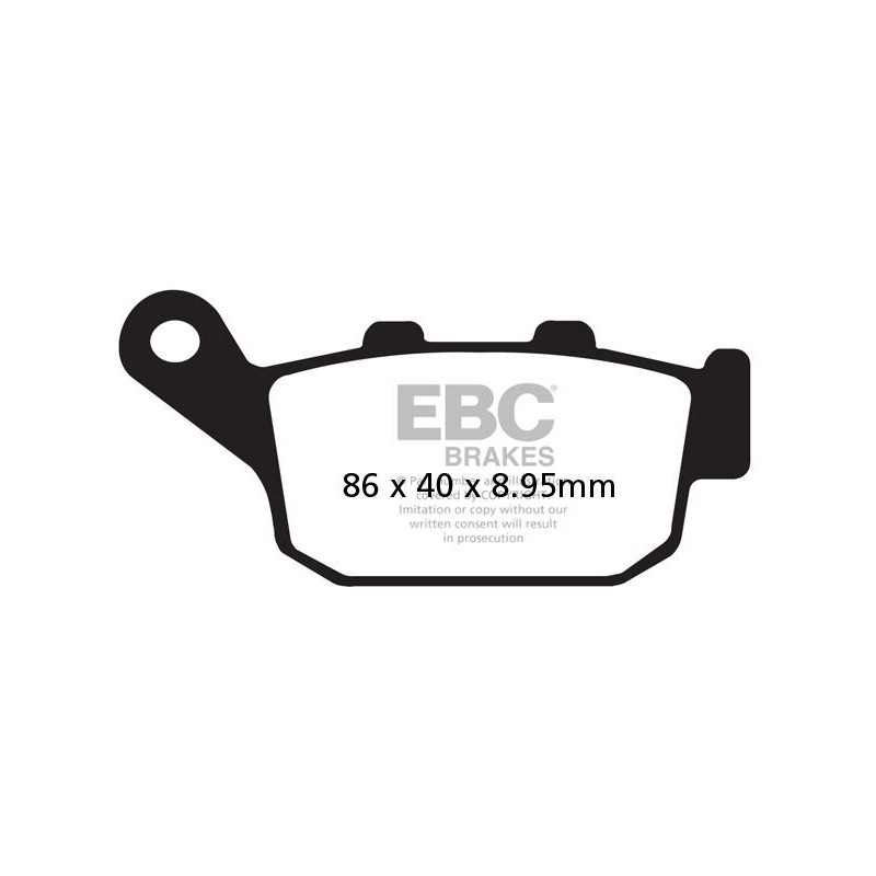 BRAKE PAD VEE SEMISNTRD